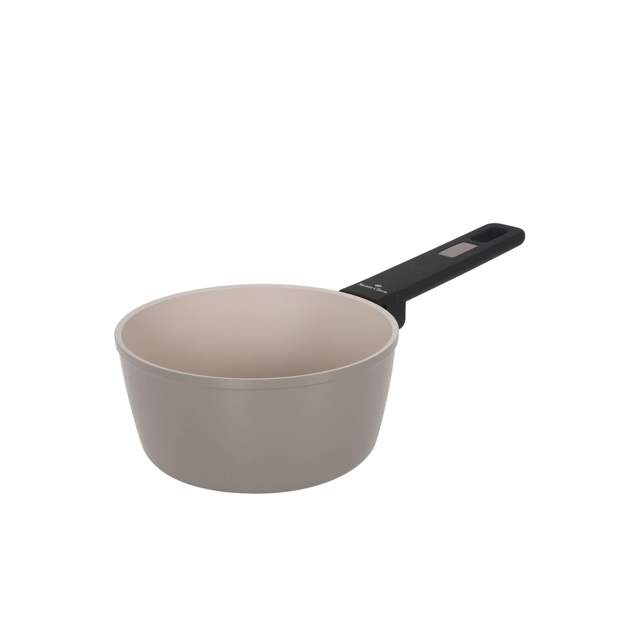 INDE SANTA CLARA | Cazo 16 cm Nordkitch aluminio forjado, cazo cocina antiadherente doble capa, full induction, apto para inducción, gas, vitro y eléctrica, ideal para salsas y calentar leche — view 6