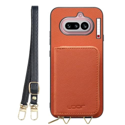 LOOF CASUAL-SHELL POUCH ���U�[ �|�[�`�t�� �V�����_�[ �X�}�z�P�[�X for Nothing Phone (4a) �p �P�[�X �J�o�[ �X�}�z�V�����_�[ �w�� ���[ �X�g���b�v ��|�� �l�b�N�X�g���b�v ���|�� �����h�~ �ϏՌ� �y