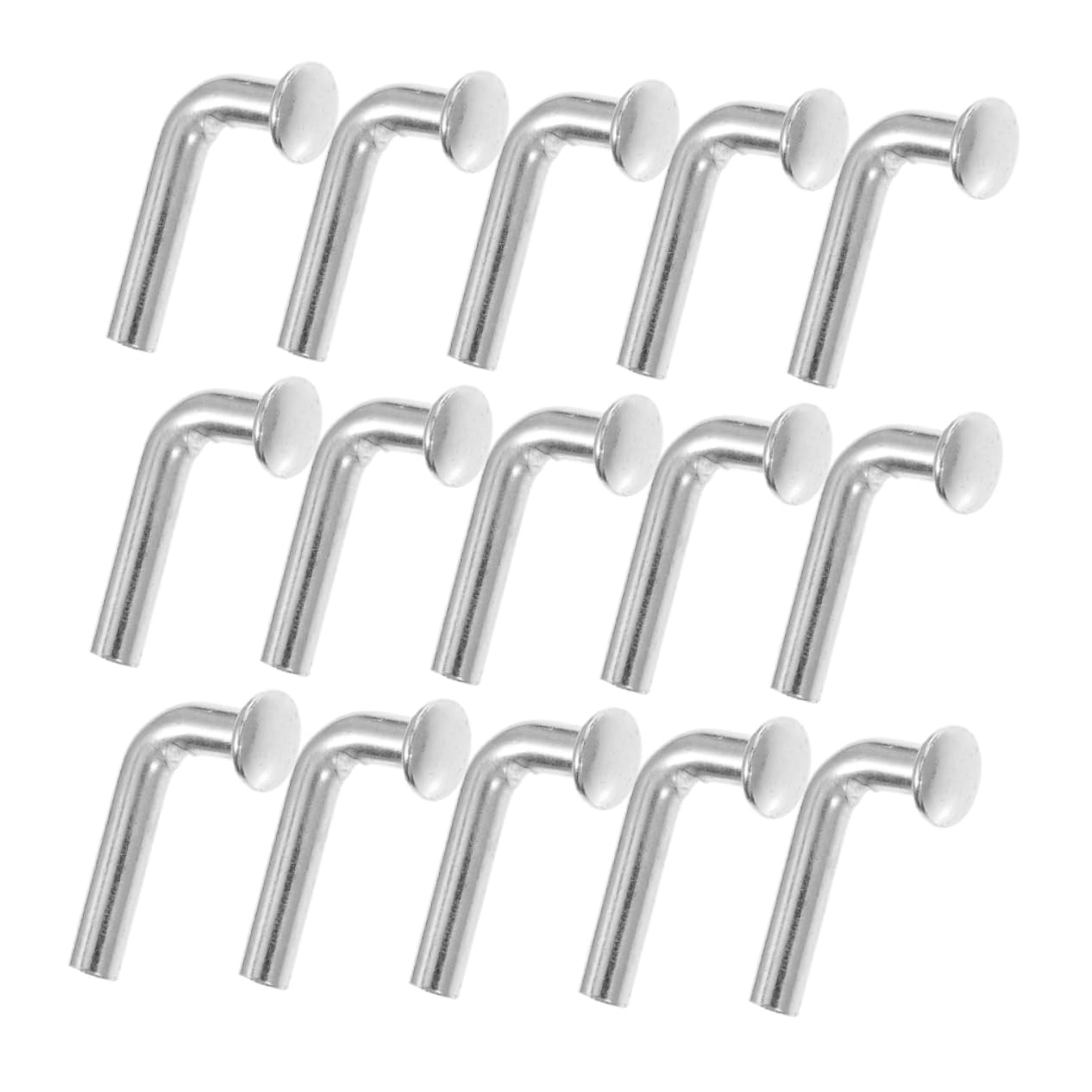 100 Sztuk Szt Kształtny Heavy Duty Bolt z Żelaza Zabezpieczający Drop Bolt Do Regałów Paletowych Pin Do Magazynu i Domowego Systemu Półek