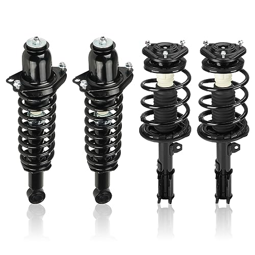 Front & Rear Strut Shock Assembly w/Coil Spring for Toyota Corolla 2003-2008, Replace 172114 172115, Left & Right, 4PCS