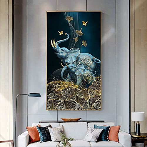 Diamond Painting éléphant géant pour décoration murale salon et chambre adulte