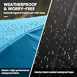 BlueWood Dome Camping Tent for 3-4 Person - Double Layer, Lightweight Holiday Family Camping and Hiking Tent with Sewn-in Groundsheet, Waterproof, Standard, Blue - Image 5