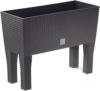 Prosperplast Rato Case High flowerpot 60 cm umber