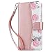 Produktbild ULAK Hülle Kompatibel mit Samsung S20 FE, Leder PU Klapphülle Cover Tasche Brieftasche Schutzhülle Standfunktion Handyhülle mit Kartenfächer Case für Samsung Galaxy S20 FE 6,5 Zoll - Roségold