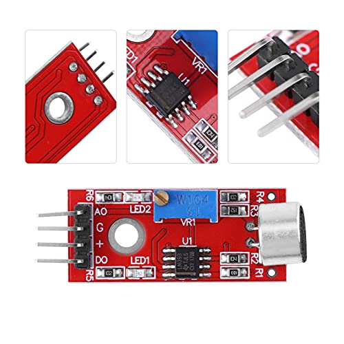 Módulo de Microfone Som de Microfone Módulo de Microfone Sensor de Som de Microfone Módulo de Sensor