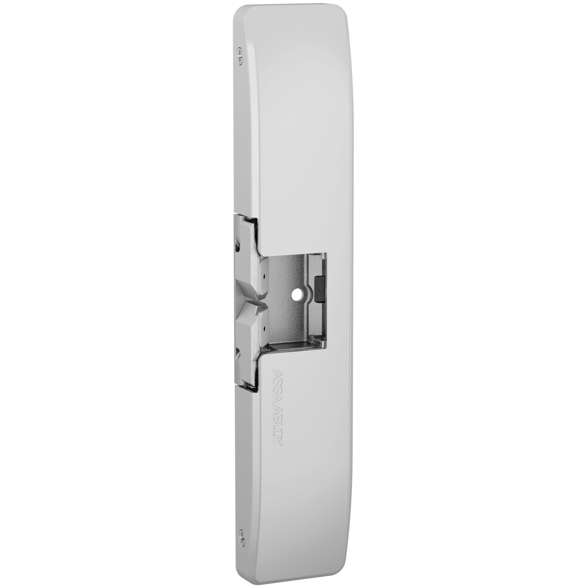 HES 9500 FIRE Rated Electric Strike, Surface Mounted, Works with Rim exit Devices up to 3/4" Throw latchbolt, Satin Stainless Steel (630), Dual Voltage (12/24 VDC/VAC)