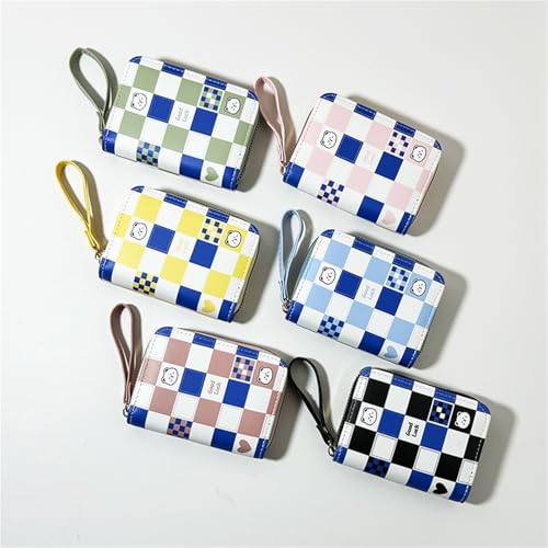 Fashionable Cute Rabbit Shape Student Accordion Card Holder Short Ladies Wallet(Yellow)3