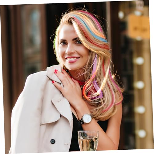 Kit Tinsel Cheveux et Extensions Paillettes : Accessoires Coiffure Colorés