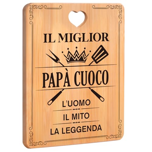 Regalo Papà, Regalo Papa Compleanno - Tagliere di...