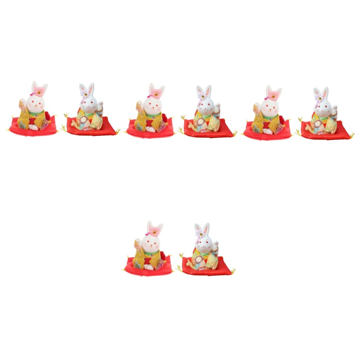 Peluche gnomes drôles statue lapin Noël ornement unique