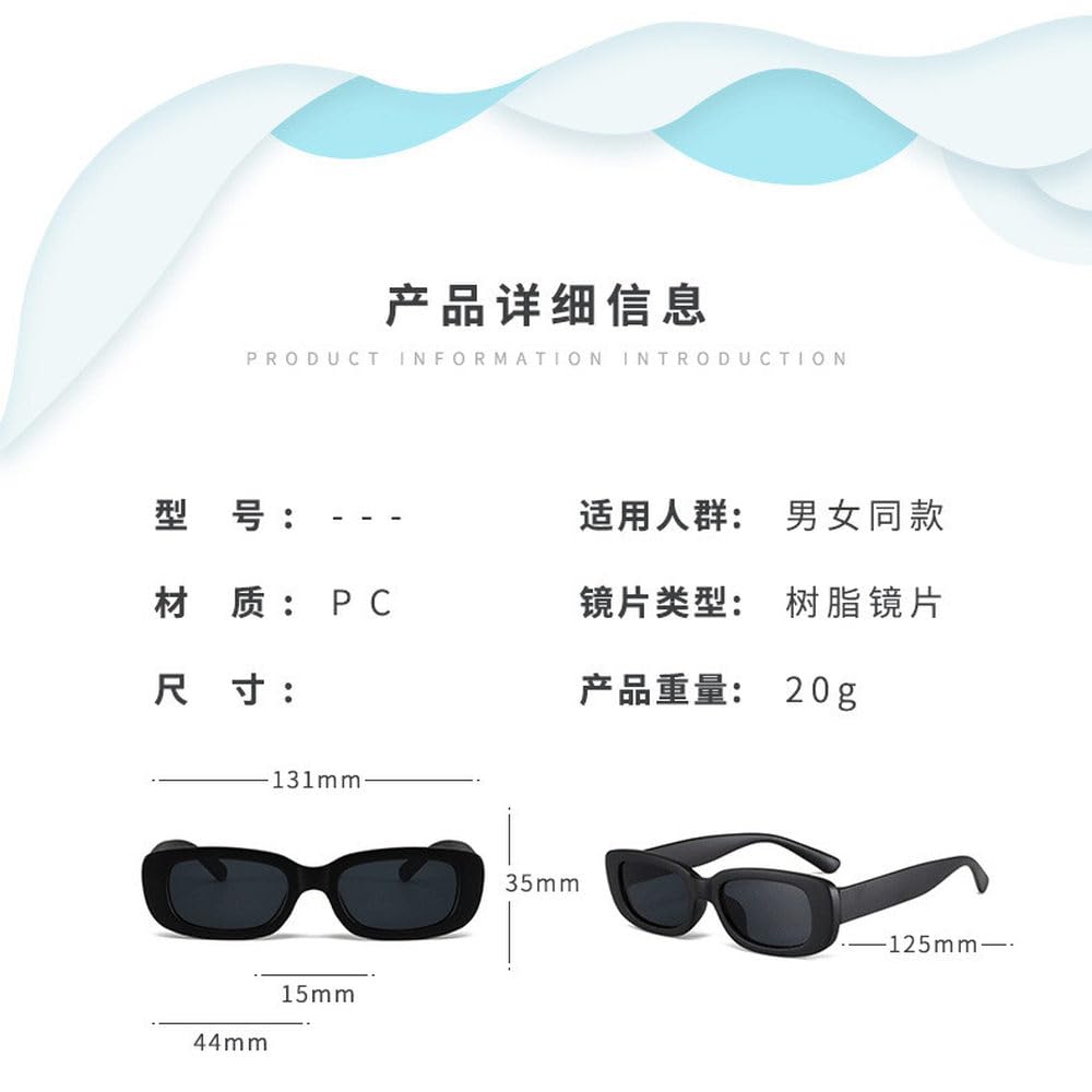 Lindos lentes de sol rectangulares esmerilados UV400 para exteriores, para niñas y niños, lentes de sol clásicos para niños