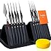 Produktbild Rock Ninja Detail Pinsel Set, 9 Stück Professionelle Miniatur-Pinsel-Malset mit Pop-Up-Tragetasche, ergonomischer dreieckiger Griff (für Acryl, Aquarell, Öl, Modelle, Nagelmalerei)
