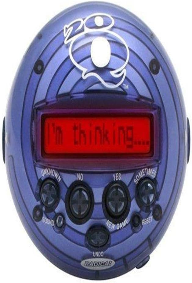 Radica 20Q Artificial Intelligence Game - Colors may vary since the item may come in 3 different colors