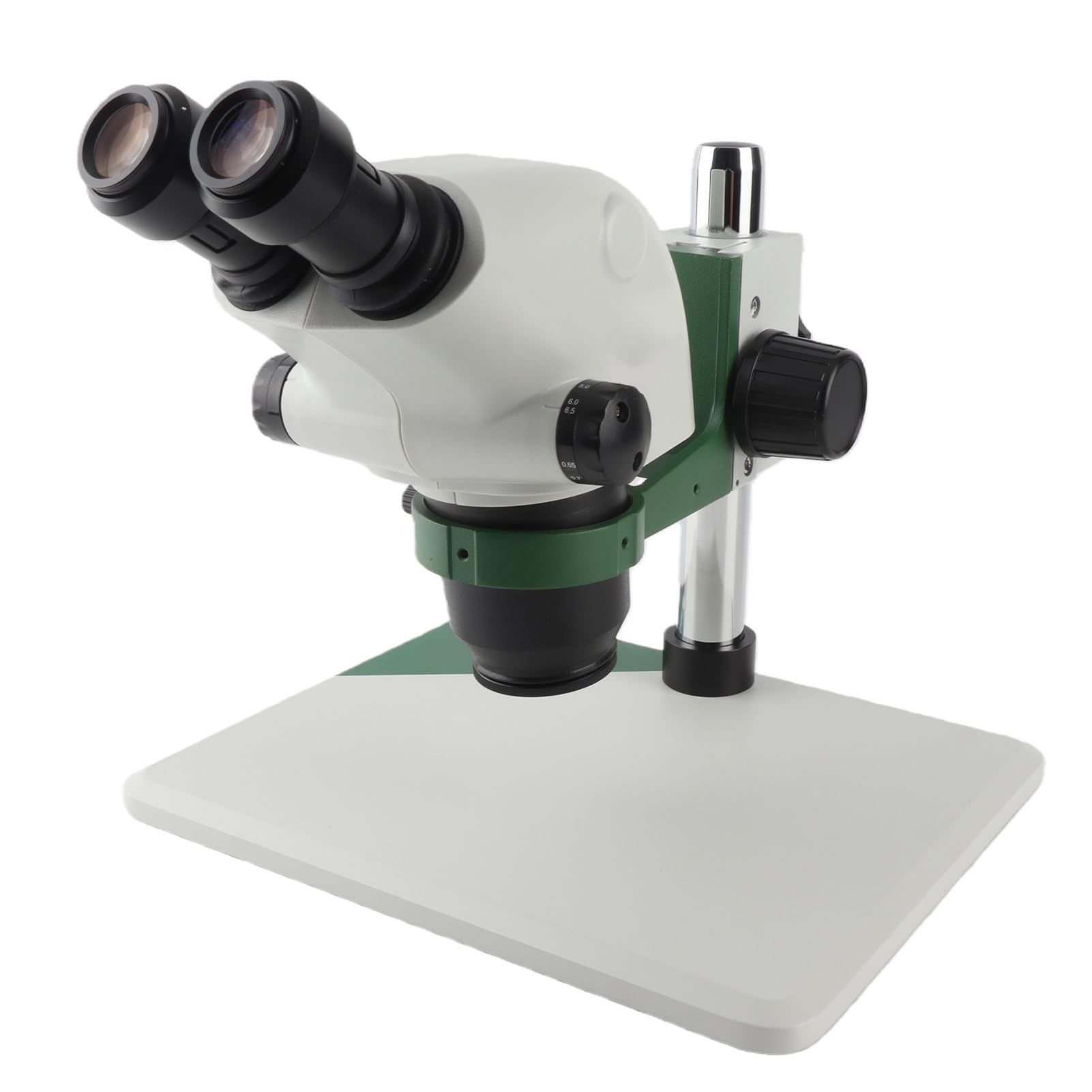 Keenso Microscopio Compuesto Binocular, Zoom 6.5-65X, para Laboratorio