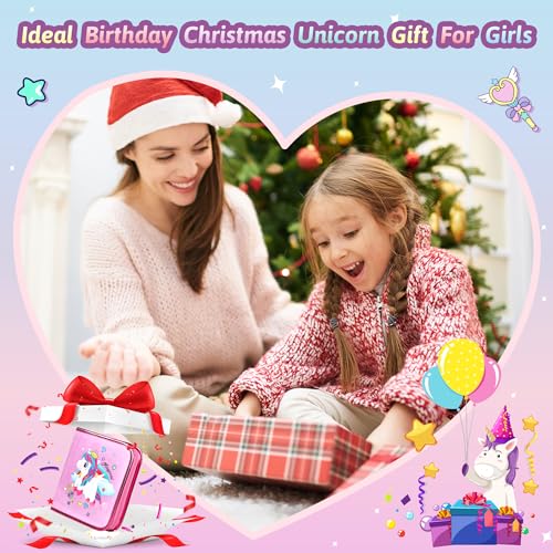 Hot Bee Colouring Pens, Unicorn Gifts for Girls 4 5 6 Year Old, Stationery Kids Art Set, Toys for 4-7 Year Olds Girls, Travel Coloring Markers Sets for Kids Ages 4 5 6 7 8 - Image 5