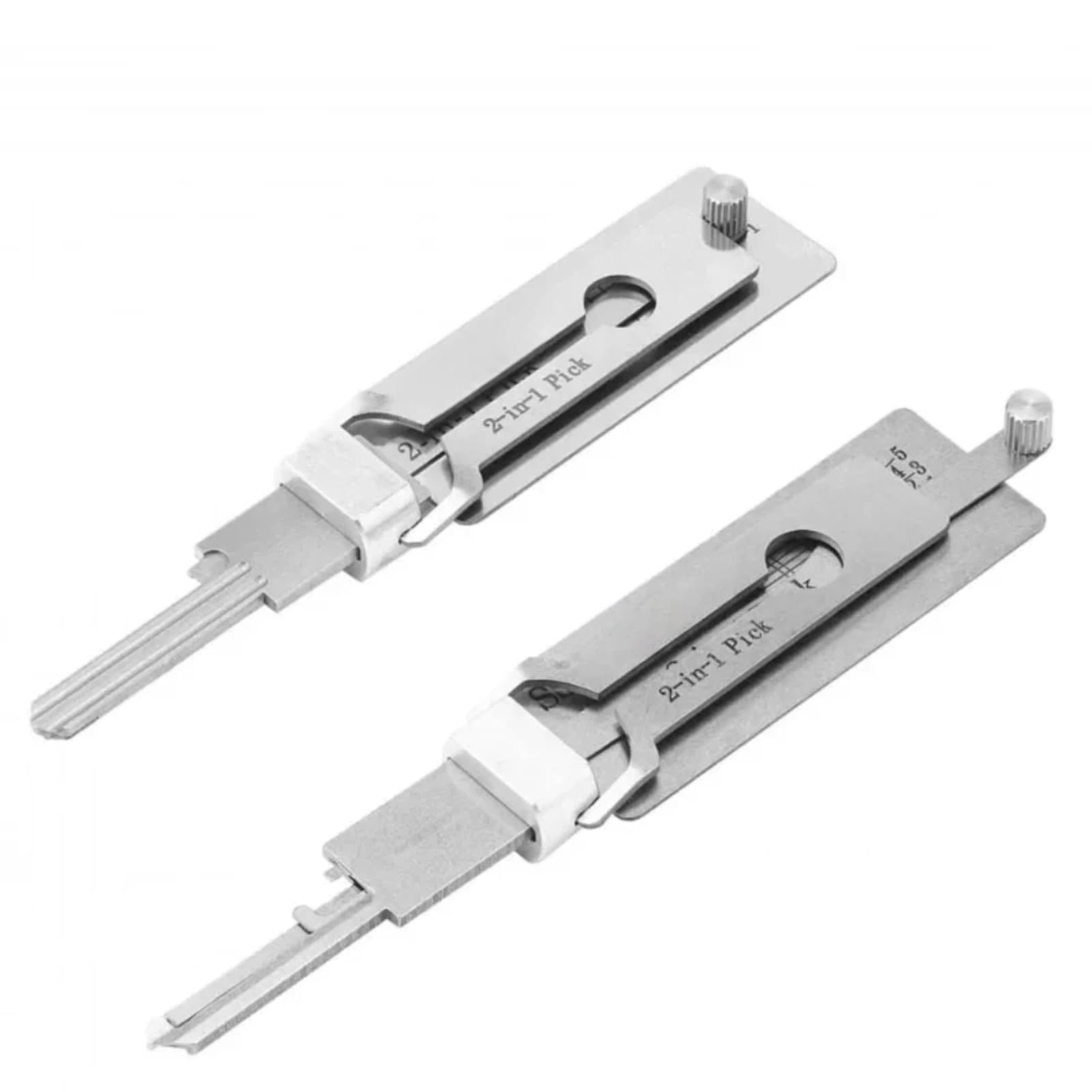 Strumenti 2-in-1 per scassinare e decodifica serrature Strumenti in acciaio inox per fabbro che permettono la decodifica e lo sblocco con un solo utensile (M1/MS2)