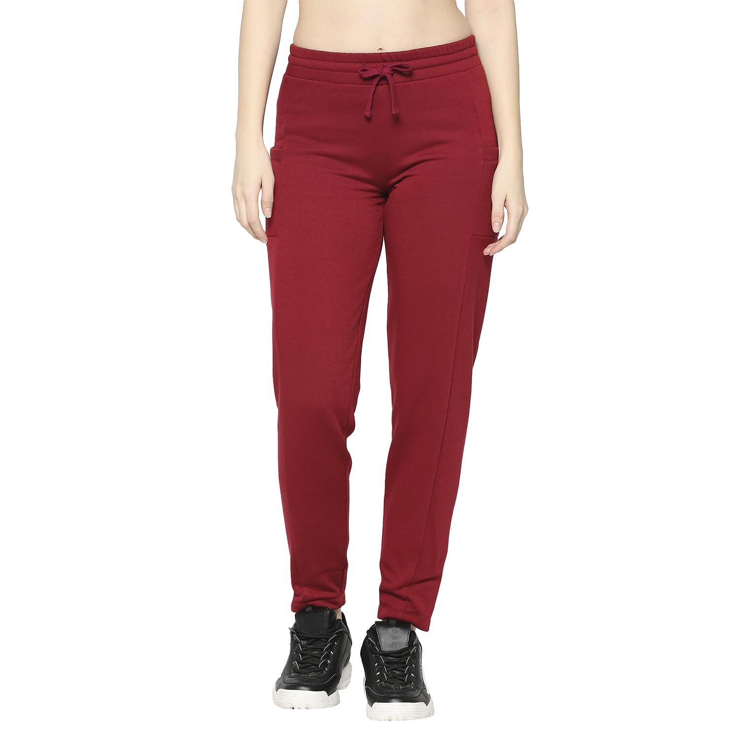 being human Maroon Women Trackpants-picture-25