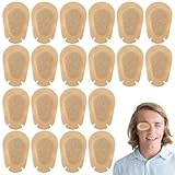 EIDUOVA 20 Stück Klebe Augenpflaste, Einweg, atmungsaktiv zum Schlafen, orthopädisch, lichtundurchlässig für Erwachsene, Mädchen, Jungen, bei Schielen