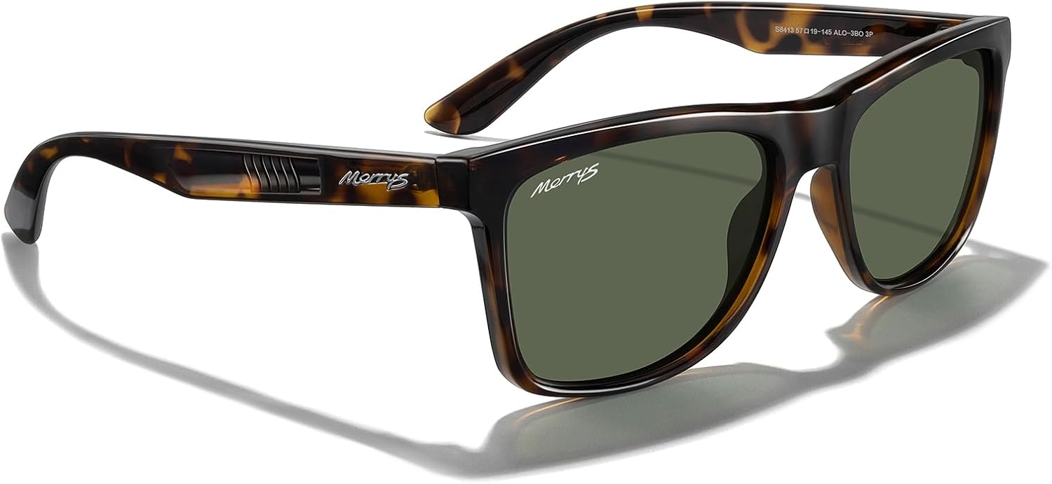 MERRY'S Square Polarized Driving Sunglasses for Men Women UV400 Protection S8413 - Image 5