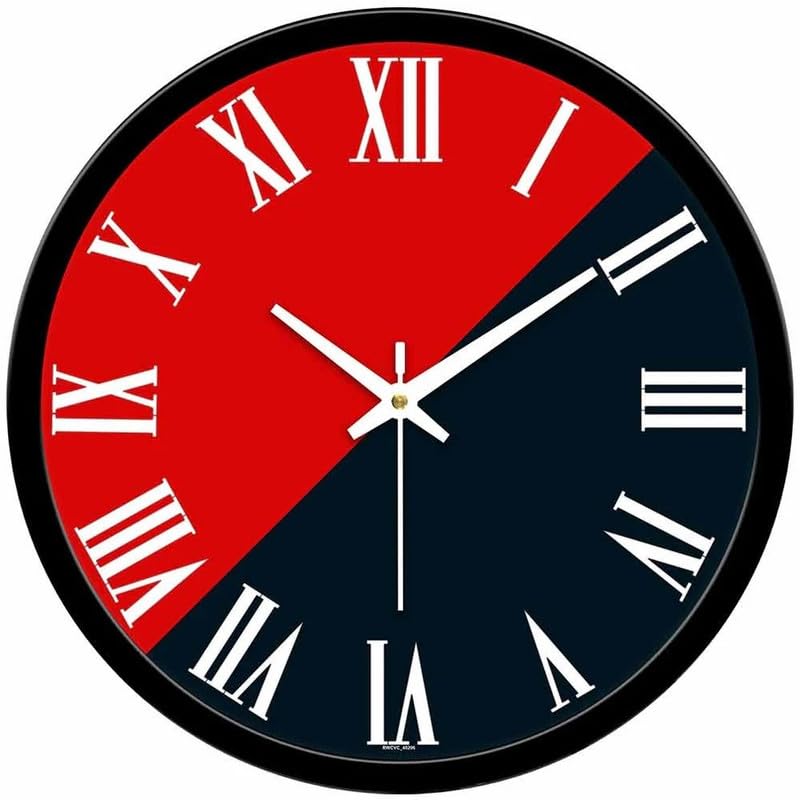 Image of Harsha Craft & Creations Decorative Designer and Stylish Glass Analog Wall Clock Suitalbe for Living Room Hall Bedroom, Office HC Craft A5464 Clock
