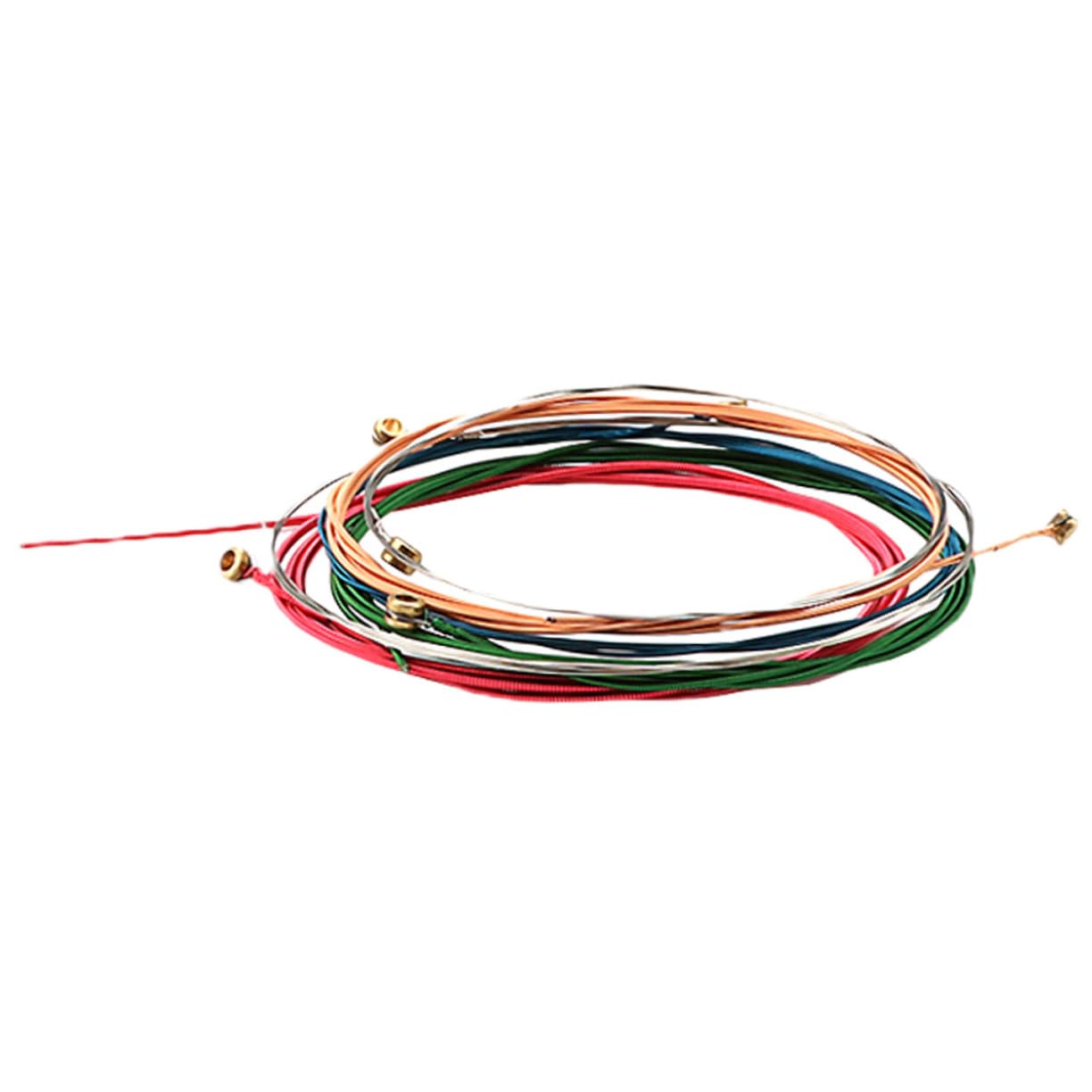BESTonZON 30 Stk Gitarrensaiten acoustic guitar strings akustikgitarre saiten homeatic Gitarrenparts Musikzubehör Gitarrenversorgung Folk-Gitarren-Versorgung Ukulele Metall Komponente Stahl