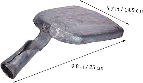 Miniatura 2 de Calibre de pala de carbón Parrilla de acero Herramienta de cenizas Pala de jardinería Parrilla de carbón Azada de ceniza Pala de mano de carbón