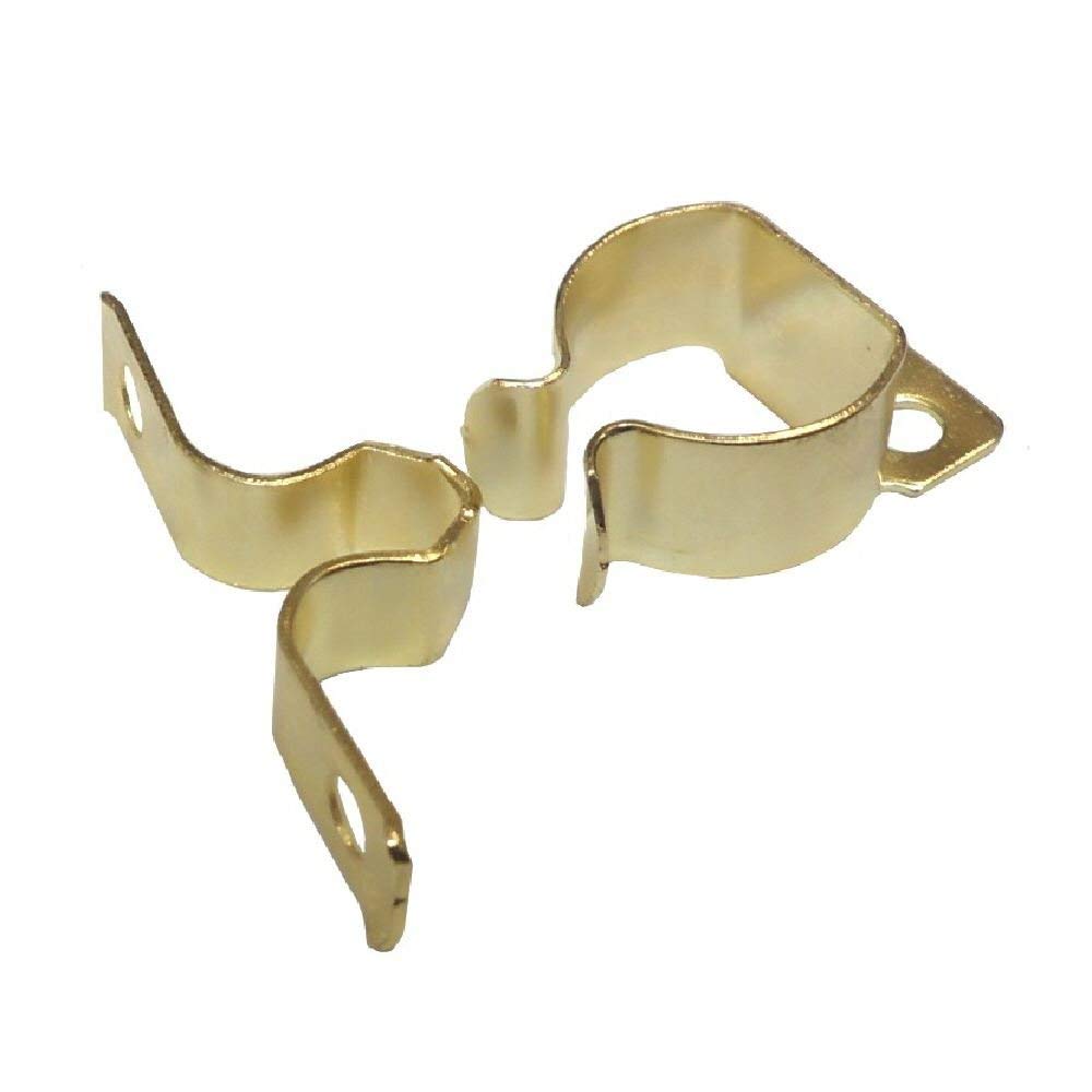 Dzina Gold Cupboard Cabinet Gripper Catch, 32Mm, Brass Plated, Pack Of 12
