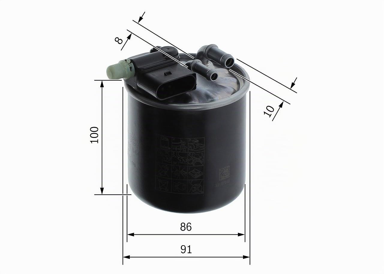 BOSCH Filtre à carburant F026402844