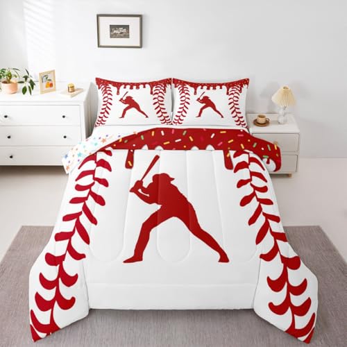 Funda nórdica de béisbol transpirable y suave para niños 2