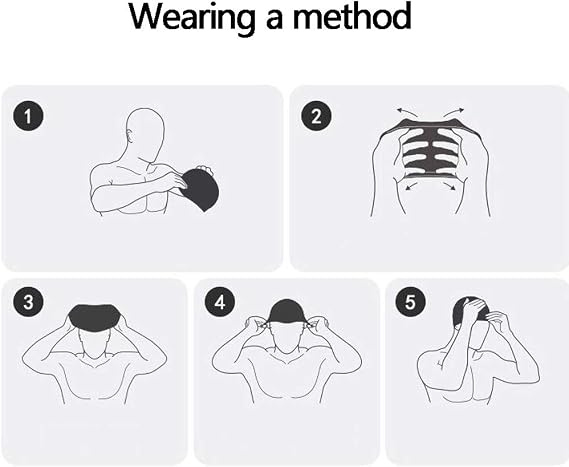 White Swim Cap White Swimming Cap Silicone Swim Cap Men Women Adult Youth