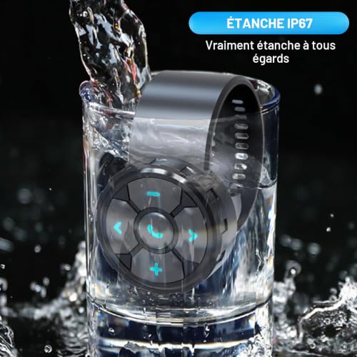 Contrôleur de téléphone de type sangle Bluetooth VOBOR étanche IP67 - 5