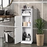 NOKAMW Waterproof Bathroom Cabinets, Storage Accessories Floor Standing Cabinet for Bathroom,Furniture for Bathroom Bedroom Kitchen Hallway,Storage Cupboard Unit with Daily use Layer 74x20x24cm