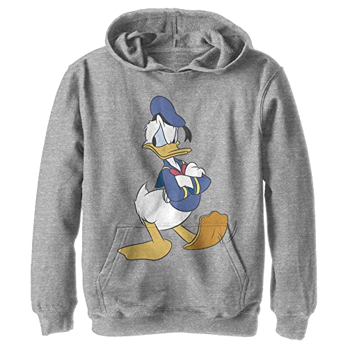 Donald Duck sweat à capuche Disney de qualité supérieure en maille grise
