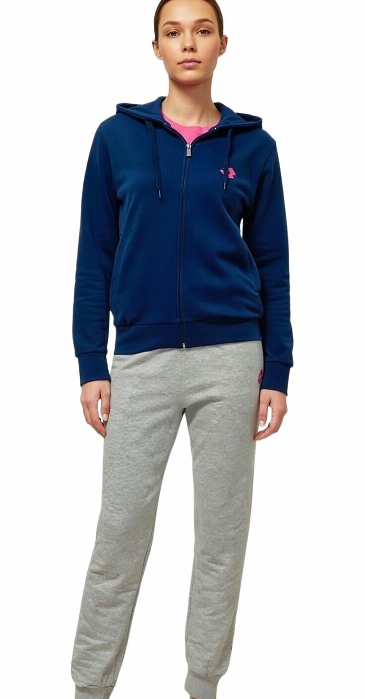 Lotto Chándal de mujer de sudadera de verano – Mono de mujer completo – Deportivo – Ligero y suave para tu máximo confort