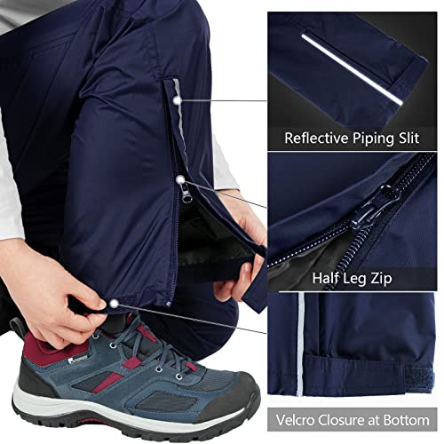 33,000ft Regenbroek voor dames, waterdicht, ademende fietsbroek, lichte wandelbroek, winddicht, outdoor, trekkingbroek - Afbeelding 5