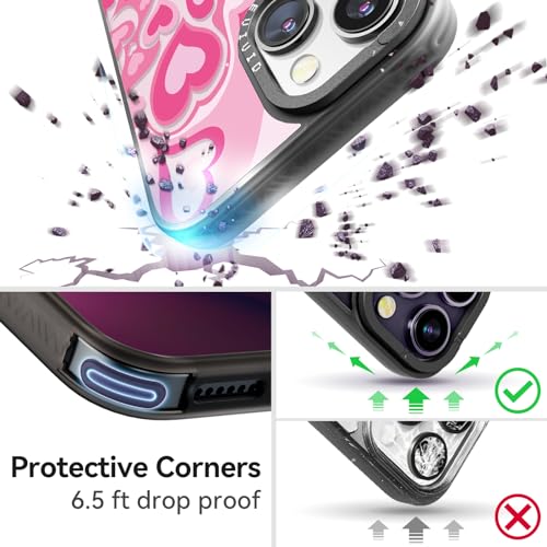 Coque iPhone 15 cœur d'amour, le cadeau girly idéal pour fille - 2