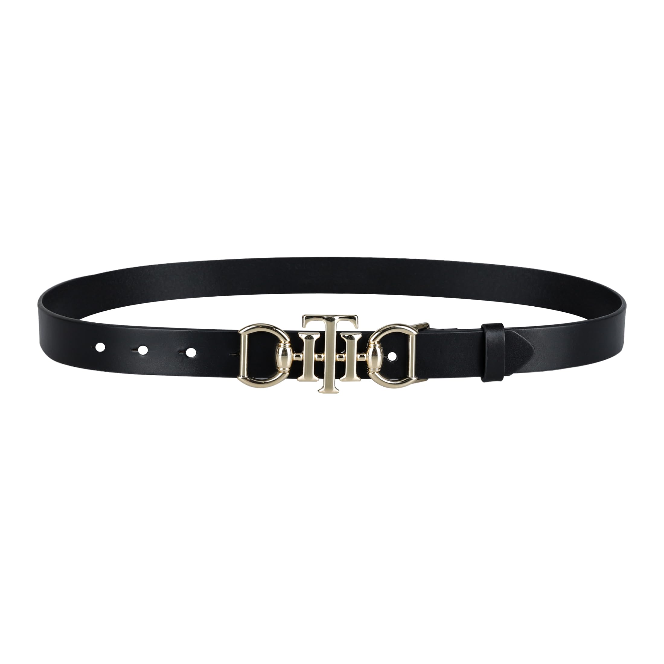 Tommy Hilfiger Hebilla de Placa de Horsebit Cinturón Mujer (Pack de 1)