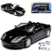 Produktbild Maisto Porsche Boxster 986 Cabrio Schwarz 1. Generation 1996-2004 mit Rückzugsmotor ca 1/43 1/36-1/46 Modell Auto mit individiuellem Wunschkennzeichen