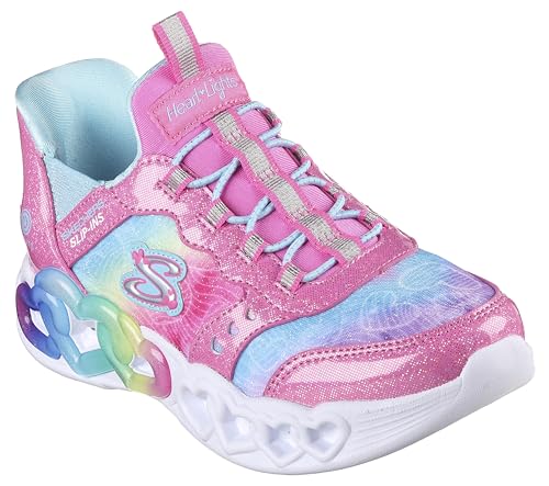 Skechers Girl's Infinite Heart Lights-Eternal Shimmer Sneaker2