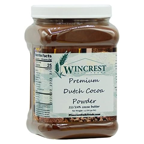 Premium High Fat Dutch Cocoa Powder - 2.5 Lb Tub Cover