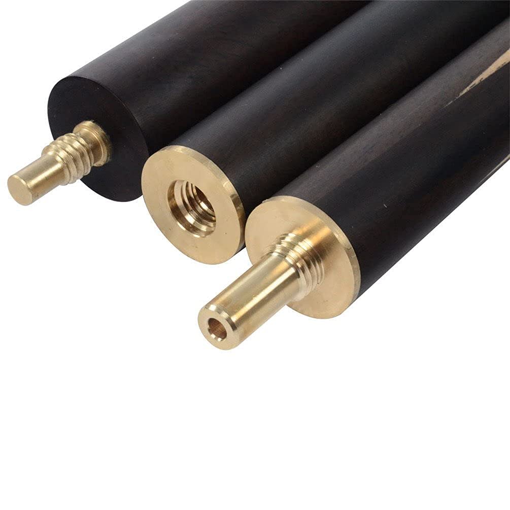 CUESOUL Queue de Snooker Classique 57 pouces 18 oz Palissandre 3/4 Joints Étui Similicuir Embout 9,5 mm