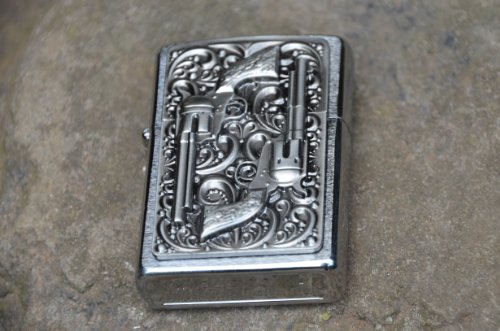 Encendedor Zippo 2001654 Emblema Revolver miniatura 3
