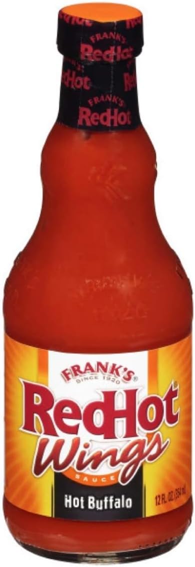 Frank's Redhot Wings Hot Buffalo Wings Sauce Has the Secret Ingredient 354ml (USA)