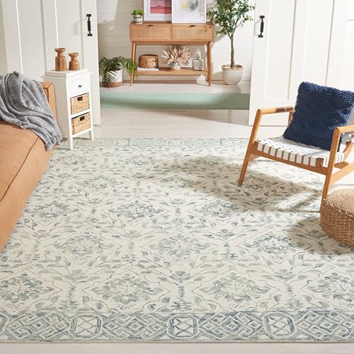 Safavieh Dip Dye Area Rug 10x14 Blue & Ivory