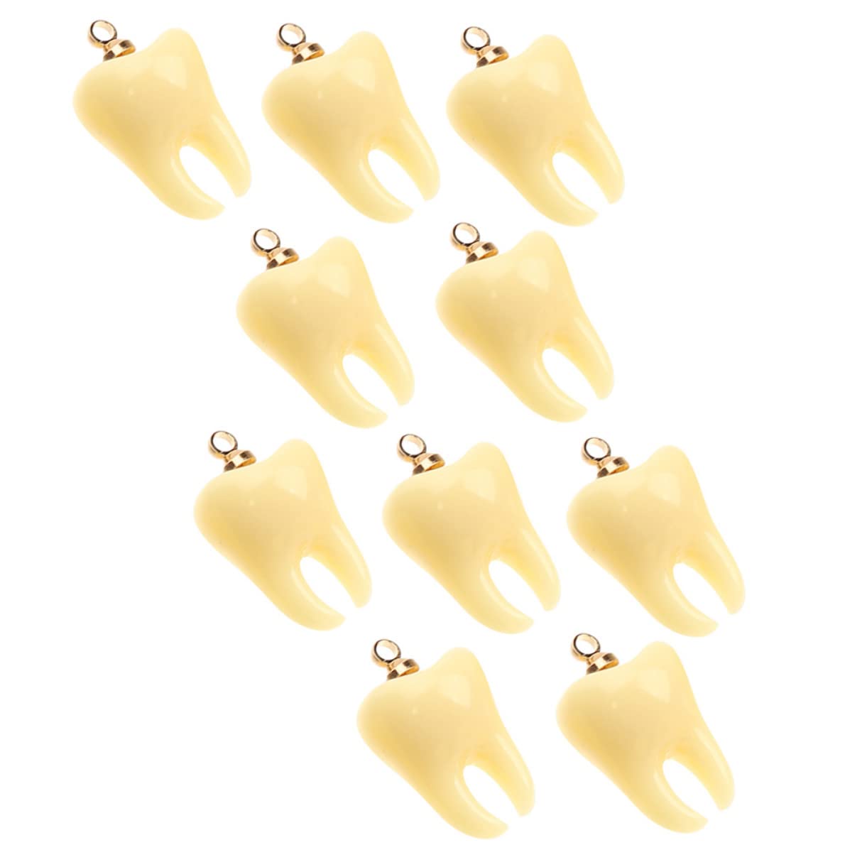 SHINEOFI ciondolo a forma di Accessori per gioielli fai da te Gioielli pendenti denti ciondoli con ciondoli per denti divertente ciondolo gioielli bracciale per charm