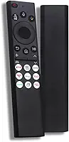 Controle Remoto Compativel com Samsung TV Smart 4k com COMANDO DE VOZ e teclas especiais - Modelo Novo - Substitui modelo Original - com teclas de atalho e botões Atalho- - Novo