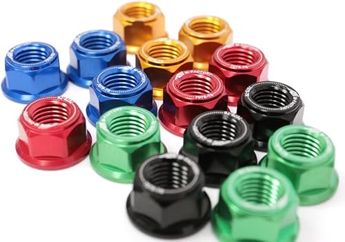 Miniatura 6 de Autobahn88 Kit de vestir de tuerca de piñón de motocicleta, compatible con Kawasaki Versys 300 X KLE300 2017-2020 (verde) (juego de 6)