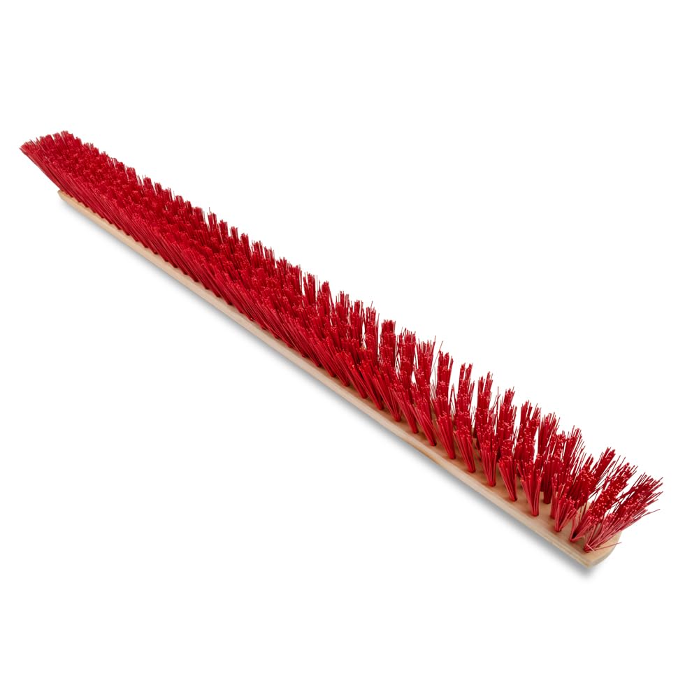 Balai de rue 1000 mm sans manche, balai de jardin, balai industriel, balai d’extérieur avec poils stables (100 cm sans manche)