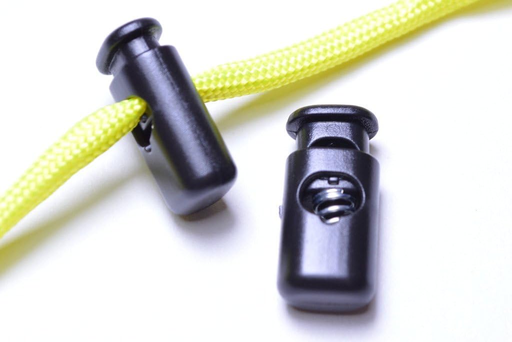 Cord Locks for Paracord/Leather Projects - Single Strand Cord Lock 50 Pack