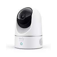 eufy Security IndoorCam E220 telecamera wifi interno, 2K Pan & Tilt